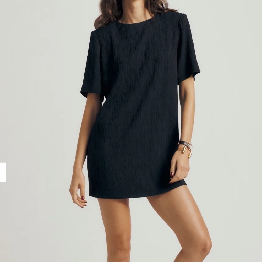Reformation Elmo Dress black